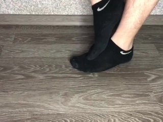 Show my black Nike socks after hard work