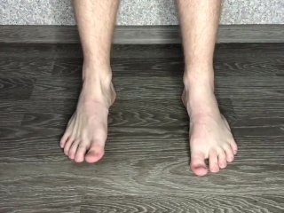 My dirty foot after hard work