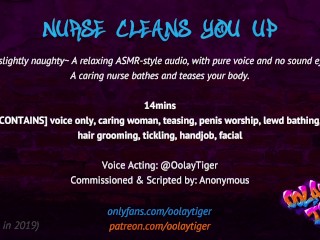 [ASMR] Nurse Cleans you up | Erotic Audio Play by Oolay-Tiger