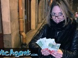 Public Agent French Babe in Glasses Fucked on a Public Stairwell