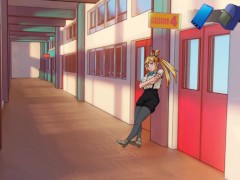 HEROES UNIVERSITY H - Student masturbating on the University's backyard (5)