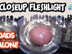 fleshlight quick shot launch super up close HD cumshot slow motion! ~ LoadsMalone