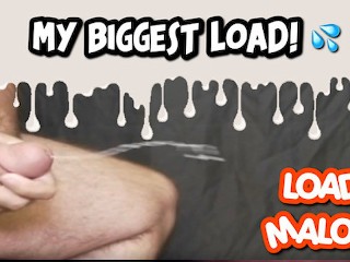 MY BIGGEST CUMSHOT ON CAMERA! ~ LoadsMalone