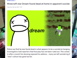 Youtuber Dream Bevestigd Niet Dood!
