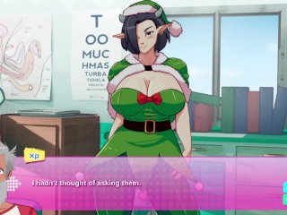 HEROES UNIVERSITY H - Xmas present from the busty nurse (9)