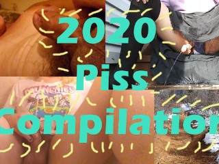 2020 Piss Compilation! (wetting, Self-pee, Public, Pee Drinking)