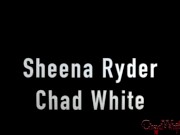 Preview 3 of 1min Trailer Sheena Ryder and Special Guest Rio Fuck Chad White and Cum Swap