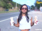 Preview 3 of CarneDelMercado - Camila Marin Voluptuous Latina Colombiana Seduced Into Hardcore Sex