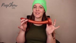 Toy Review Squarepegtoys The Slim Supersoft Silicone Deepthroat Dildo Depth Probe
