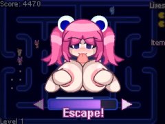 FuckMan Deluxe [Hentai Pixel game] retro Pacman porn porody