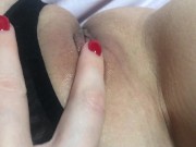 Preview 6 of Masturbates pussy before bed!