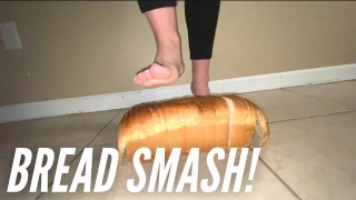 Foot Crush Fetish *Bread Smash*