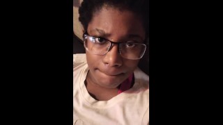 Ebony Bbw Komt Over Haar Vinger