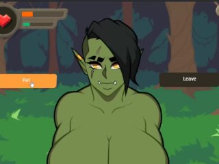 butt, gameplay, pov, hentai orc