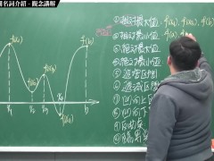 [復活][真・Pronhub 最大華人微積分教學頻道] 微分應用篇重點三：極值分析相關名詞介紹｜觀念講解｜數學老師張旭