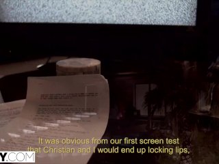TUSHY Anal-obsessed actress Lina has an affair with co-star screenshot number 0
