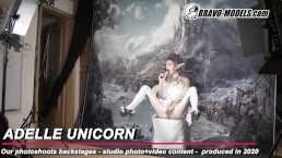 429-后台拍摄阿黛尔独角兽 - Cosplay
