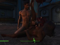 Faithful Servant Ash is a muscular guy ready to fulfill any sex whim | Fallout heroes
