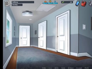 SUMMERTIME SAGA Spying on_Debbie in the Shower PC_GAMEPLAY