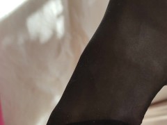 Heels dangling fetish