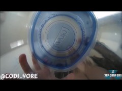 Video Cruel Bored Giantess Makes You Cum and Swallows You Alive with Digestion - Codi Vore JOI