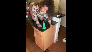 BIANCA FUCKS THAT PUSSY OUT IN THE KITCHEN FULL VID ON ONLYFANS!