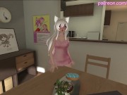 Preview 4 of Horny Housewife masturbates loudly while thinking about you [VRchat erp, 3D Hentai] TRAILER