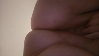 Rubbing my clit view from below