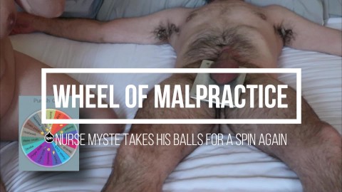 Wheel of Malpractice #3 - Nurse Myste - Taking His Balls For Another Spin - Femdom Ballbusting CBT