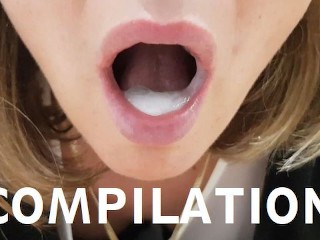 Éjaculations Fellation Chatte Anal Creampie Oral Cum Avaler Compilation Pas De Musique
