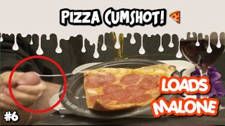 pizza spuiten met mijn kleverige sperma ~ LoadsMalone