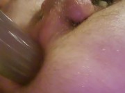 Preview 5 of Gaping my boypussy with dildo