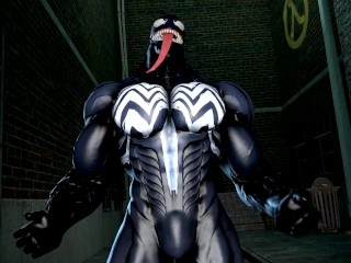 次のレベルの成長、venomの筋肉の成長、スパイダーマン吸収