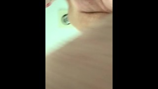 Fucking himself with his wife’s buttplug