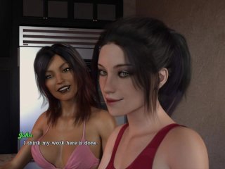 visual novel, fetish, adult visual novel, brunette big tits