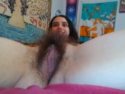 Preview 5 of Hairy Only fans Slit PinkMoonLust Giggles in Porn Fail Outtake When Camera Falls Laughing haha