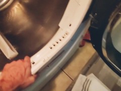 Daddy Gets Stuck in The Dryer