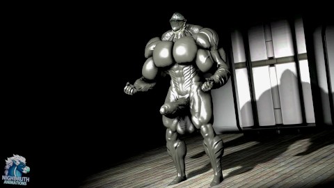 VenomKnight Pent Crescimento Muscular TEST Animação
