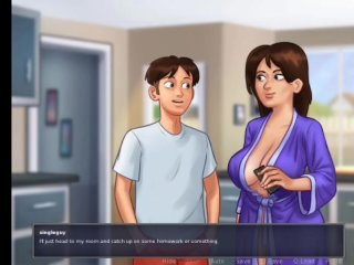 SUMMERTIME SAGA _handjob with Debbie_ PC GAMEPLAY