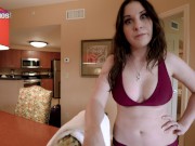 Preview 1 of Busty Step Mom wants to Fuck Before Going to the Pool - Amiee Cambridge - 4k