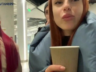 Public Humiliation Spitting by Petite Princesses Femdom - Swallow Teen Mistresse's Saliva