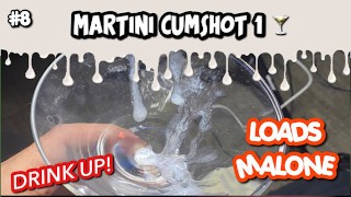 llenando un vaso martini con semen ~ LoadsMalone