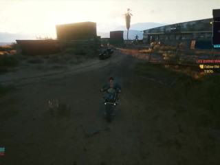 Nonton Cyberpunk 2077 Panam doesn't need a bike where shes going! Streaming HD