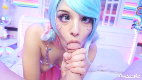 Ahegao POV Edging Blowjob (Teaser) Rainbowslut