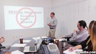 Lance Hart And Adam Bryant's GRAB ASS Office Sensitivity Training Class