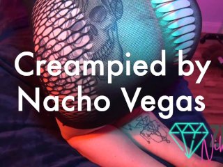 Nacho Vegas, masturbation, 60fps, creampie