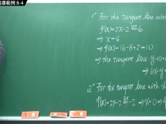 [復甦][真・最大華人微積分教學頻道]微分篇｜重點八：切線專論｜精選範例 8-4｜數學老師張旭