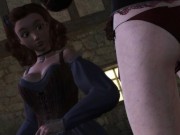 Preview 4 of Prostitute Satisfied Vampire Foot on City Street | Anime Porno Games
