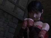 Preview 5 of Prostitute Satisfied Vampire Foot on City Street | Anime Porno Games