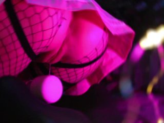 wet pussy, neon, cosplay, toys
